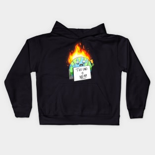 The end is near Kids Hoodie